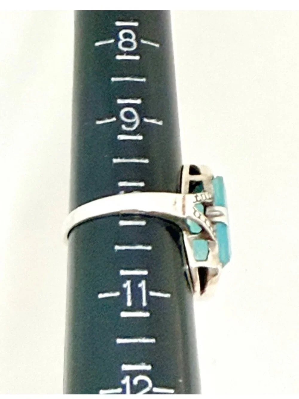 Nicky Butler Sterling Silver Chalcedony Deco Arch Ring Size 10 with Box